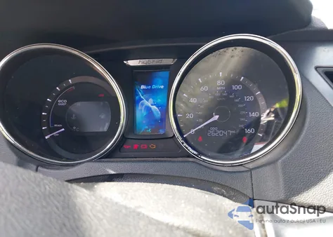 2013 Hyundai Sonata Hybrid из США, поврежденный, VIN KMHEC4A4XDA085236